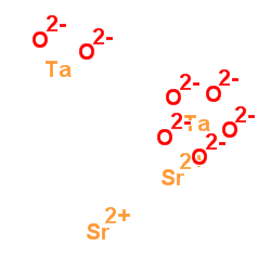 distrontium; oxygen(-2) anion; tantalum(+5) cation结构式
