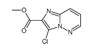 3-氯咪唑并[1,2-b]吡嗪-2-羧酸甲酯结构式