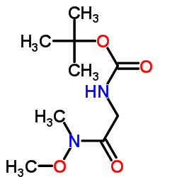 N-Boc-glycine N'-methoxy-N'-methylamide structure