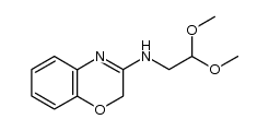N-(2H-1,4-benzoxazin-3-yl)aminoacetaldehyde dimethyl acetal结构式