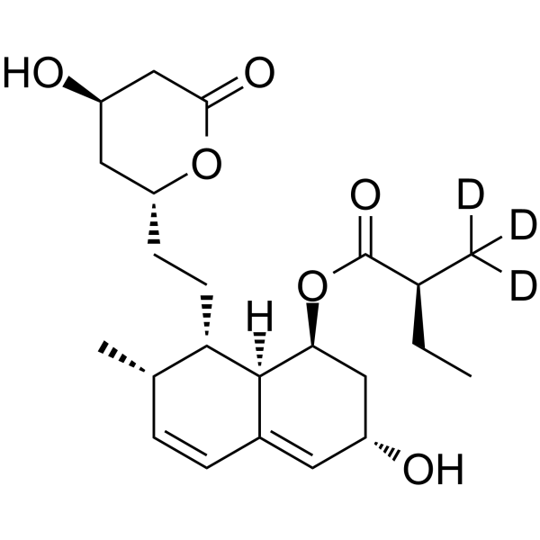 Pravastatin Lactone-d3 Structure