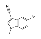 5-bromo-1-methyl-1H-indole-3-carbonitrile Structure