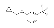 1-(环丙基甲氧基)-3-(三氟甲基)苯结构式