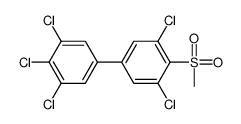 4-Methylsulfonyl-3,3',4',5,5'-pentachlorobiphenyl Structure