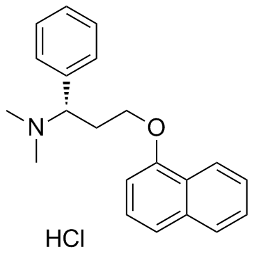 Dapoxetine Hydrochloride Structure