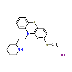 Northioridazine Hydrochloride Structure