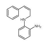 N-(3-苯基-2-丙烯)-1,2-苯二胺结构式