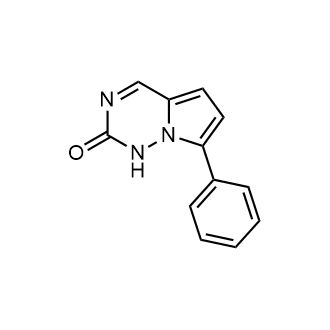 7-Phenylpyrrolo[2,1-f][1,2,4]triazin-2(1H)-one Structure