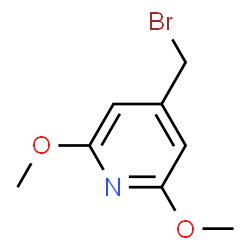 4-(Bromomethyl)-2,6-dimethoxypyridine Structure