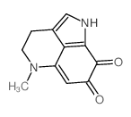 Pyrrolo[4,3,2-de]quinoline-7,8-dione, 1,3,4,5-tetrahydro-5-methyl- (9CI) Structure