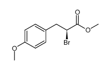 methyl 2-bromo-3-(4-methoxyphenyl)propanoate Structure