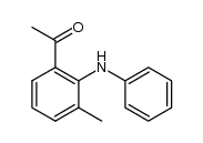 1-((3-methyl-2-(phenylamino))phenyl)ethanone Structure