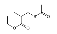 ethyl 3-acetylsulfanyl-2-methylpropanoate Structure