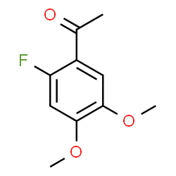 1-(2-Fluoro-4,5-dimethoxyphenyl)ethanone结构式