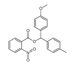 4-methoxy-4'-methylbenzhydryl 2-nitrobenzoate结构式