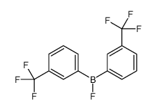 fluoro-bis[3-(trifluoromethyl)phenyl]borane结构式