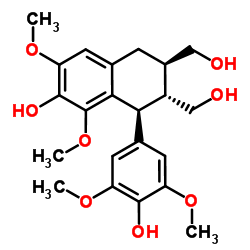 (+)-南烛木树脂酚结构式