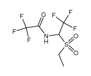 2,2,2-Trifluor-1-aethansulfonyl-N-trifluoracetyl-aethylamin Structure