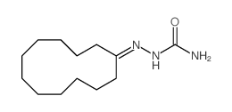 (cyclododecylideneamino)urea Structure