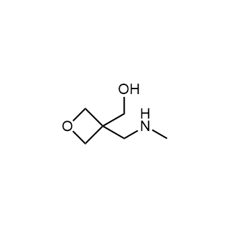 [3-(甲基氨基甲基)氧杂环丁烷-3-基]甲醇结构式