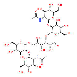 BETA-GLCNAC-[1->2]-ALPHA-MAN-[1->3][BETA-GLCNAC-(1->2)-ALPHA-MAN-(1->6)]-MAN Structure