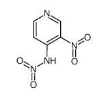 nitro-(3-nitro-[4]pyridyl)-amine结构式