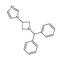 1-(1-benzhydrylazetidin-3-yl)imidazole Structure