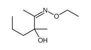 (2Z)-2-ethoxyimino-3-methylhexan-3-ol结构式