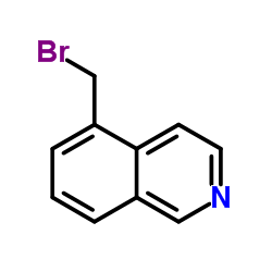 5-(溴甲基)异喹啉结构式