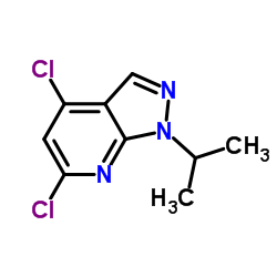 4,6-dichloro-1-isopropyl-1h-pyrazolo[3,4-b]pyridine Structure