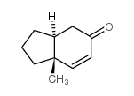 5H-Inden-5-one, 1,2,3,3a,4,7a-hexahydro-7a-methyl-, trans- Structure