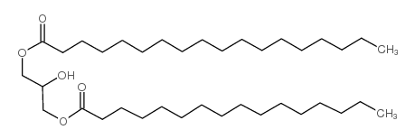 1-Palmitoyl-3-Stearoyl-rac-glycerol Structure