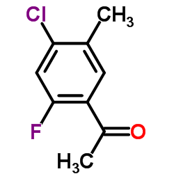 1-(4-Chloro-2-fluoro-5-methylphenyl)ethanone Structure