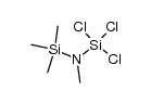 1,1,1-trichloro-2,3,3,3-tetramethyl-disilazane Structure