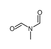 N-甲酰基-N-甲基甲酰胺结构式
