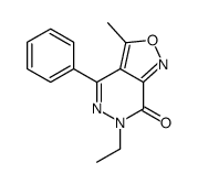 6-ethyl-3-methyl-4-phenyl-[1,2]oxazolo[3,4-d]pyridazin-7-one Structure