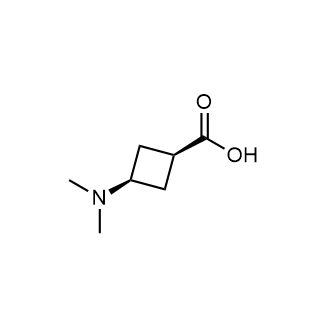 (1S,3s)-3-(二甲氨基)环丁烷-1-羧酸结构式