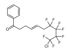 10-chloro-7,7,8,8,9,9,10,10-octafluoro-1-phenyldec-4-en-1-one结构式
