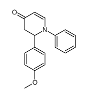2-(4-methoxyphenyl)-1-phenyl-2,3-dihydropyridin-4-one Structure