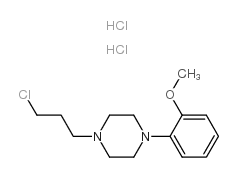 1-(2-甲氧基苯基)-4-(3-氯丙基)哌嗪双盐酸盐结构式