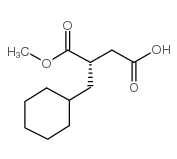 (S)-2-(环己基甲基)琥珀酸-1-甲酯结构式
