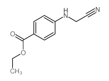Benzoic acid,4-[(cyanomethyl)amino]-, ethyl ester Structure