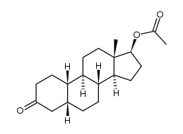 17β-acetoxy-5β-estran-3-one Structure