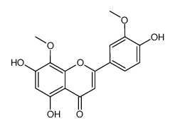 4',5,7-trihydroxy-3',8-dimethoxyflavone Structure
