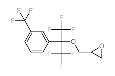 Oxirane,2-[[2,2,2-trifluoro-1-(trifluoromethyl)-1-[3-(trifluoromethyl)phenyl]ethoxy]methyl]-结构式