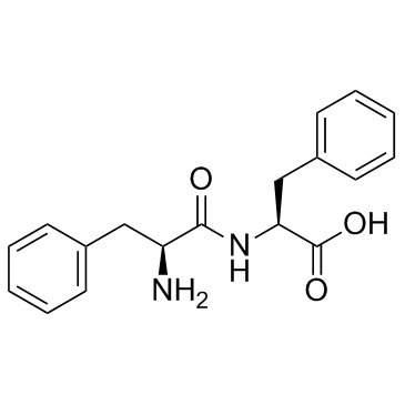 L-苯丙氨酸-L-苯丙氨酸结构式