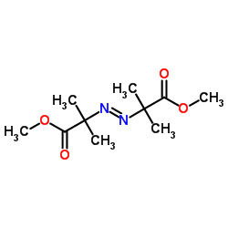 Dimethyl 2,2'-azobis(2-methylpropionate) structure