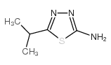 2-氨基-5-异丙基-1,3,4-噻二唑结构式