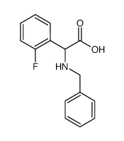n-benzyl-2-fluorophenylglycine结构式