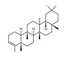 D:A-Friedoolean-3-ene结构式